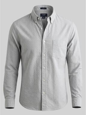 J. Crew Slim Oxford Long Sleeve Button Up Dress Shirt Men's Large
